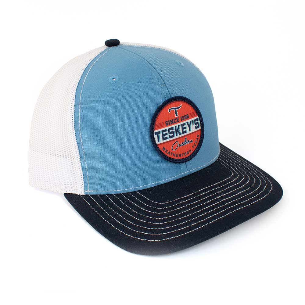 Teskey's Outdoors Icon Cap - Turquoise/White/Navy TESKEY'S GEAR - Baseball Caps RICHARDSON   
