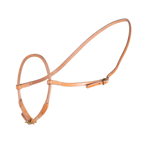 Teskey's Stitched and Rolled Cavesson Tack - Nosebands & Tie Downs Teskey's Light Oil