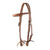 Teskey's Browband Headstall with Square Rust Buckles Tack - Headstalls Teskey's   