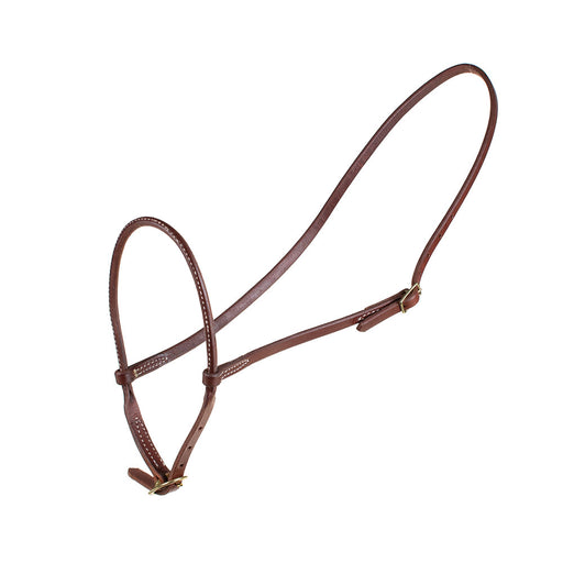 Teskey's Stitched and Rolled Cavesson Tack - Nosebands & Tie Downs Teskey's Heavy Oil