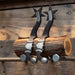 Randy Butters Silver Mounted Spurs 5 pt Star Rowels Tack - Spurs Randy Butters