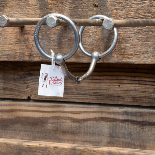 Flaharty O-Ring Smooth Snaffle Bit Tack - Bits Flaharty