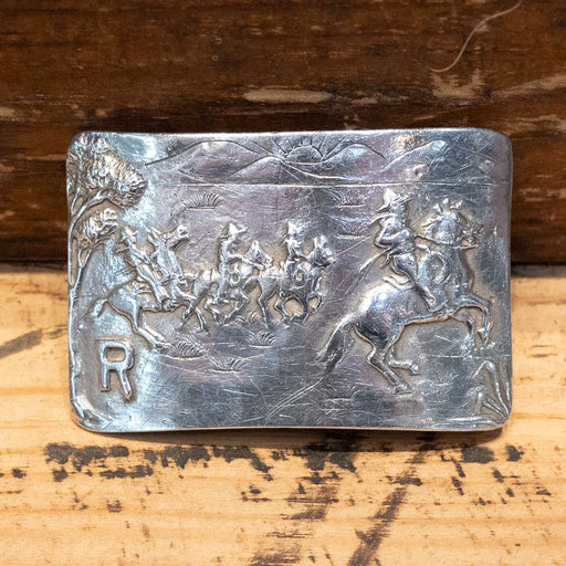 Clemens Friedell 1930's Sterling Belt Buckle ACCESSORIES - Additional Accessories - Buckles Clemens Friedell