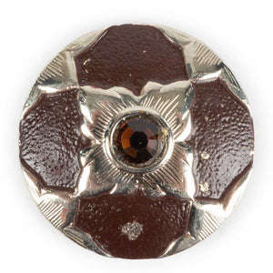Bronze Stone Concho Tack - Conchos & Hardware - Conchos MISC 1" Chicago Screw 