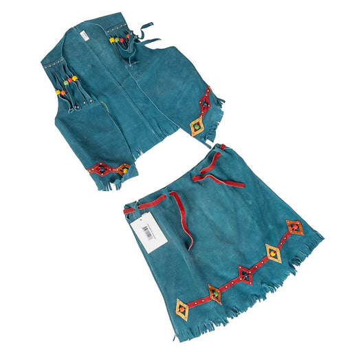 NEW LITTLE COWPOKE GIRLS OUTFIT - TURQUOISE Sale Barn Little Cowpoke Default Title  