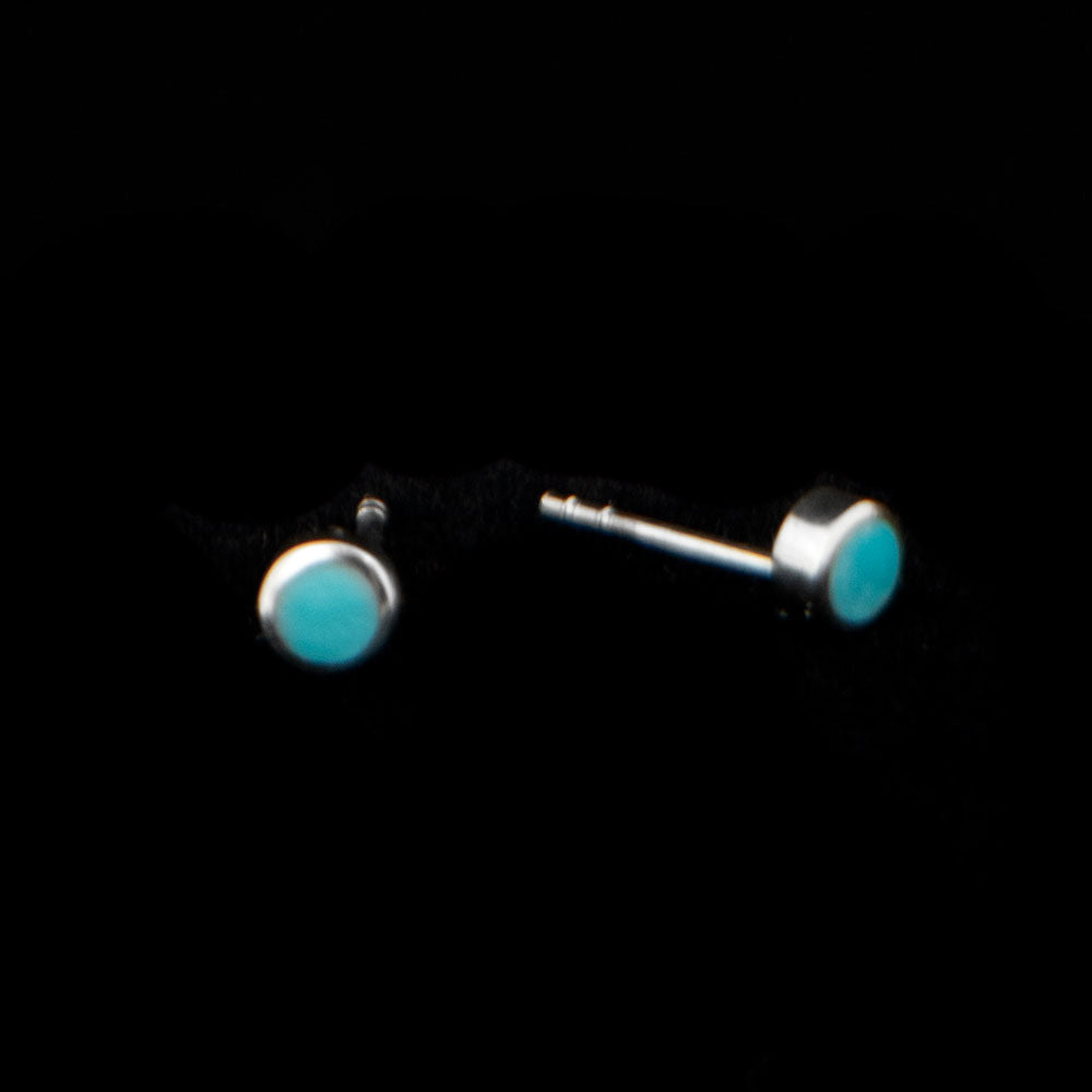 Mini Turquoise Studs WOMEN - Accessories - Jewelry - Earrings Peyote Bird Designs   