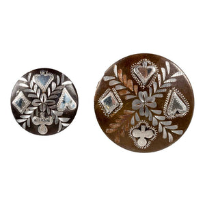 Bronze Card Suit Concho Tack - Conchos & Hardware - Conchos MISC   