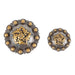 Antique Silver/Gold Coloma Concho Tack - Conchos & Hardware MISC   