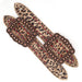 Teskey's Cheetah Print Spur Straps with Buckstitch Tack - Spur Straps Teskey's Red  