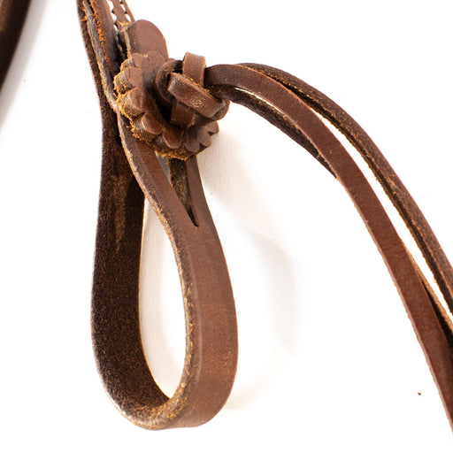 Patrick Smith Roping Rein With Pineapple Knot Tie Ends Tack - Reins Patrick Smith   