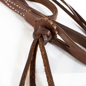 Patrick Smith Roping Rein With Pineapple Knot Tie Ends Tack - Reins Patrick Smith   