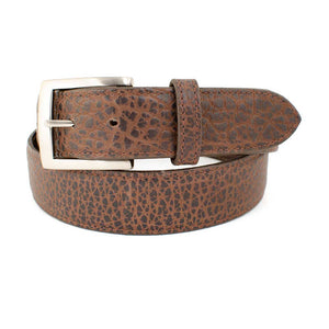 1 1/2" Bison Leather Belt MEN - Accessories - Belts & Suspenders Chacon Leather Chocolate 30 