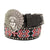 Indian Head Buckle On Beaded Belt WOMEN - Accessories - Belts COWBOY CHROME LEATHER CO XL  
