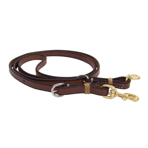 Teskey's Leather Reins with Adjustable Buckles Tack - Reins Teskey's 1/2" Heavy Oil 