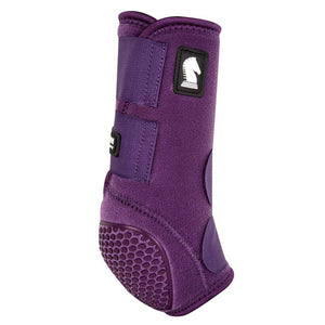 Classic Equine Flexion By Legacy Boots Tack - Leg Protection - Splint Boots Classic Equine Front Small Eggplant