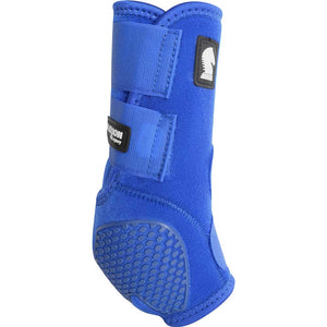 Classic Equine Flexion By Legacy Boots Tack - Leg Protection - Splint Boots Classic Equine Front Small Blue