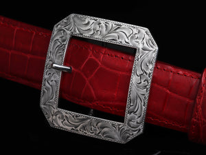 Comstock Heritage Garrison Scroll Engraved Buckle ACCESSORIES - Additional Accessories - Buckles Comstock Heritage   