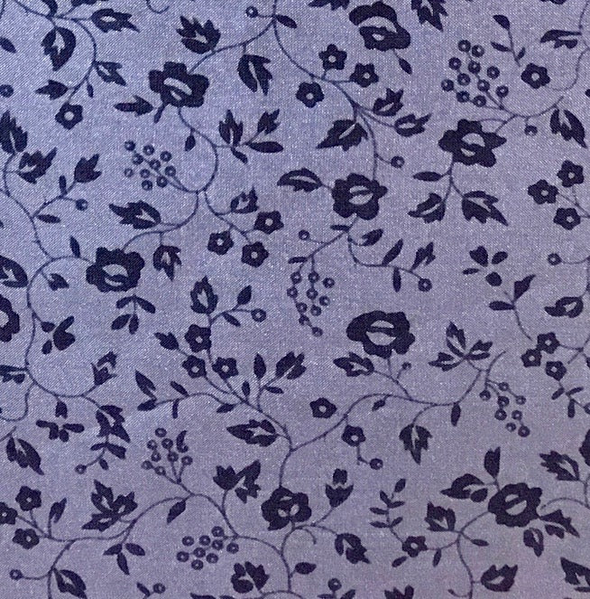 Calico Silk Wild Rag - Gunmetal ACCESSORIES - Additional Accessories - Wild Rags & Scarves Wyoming Traders   