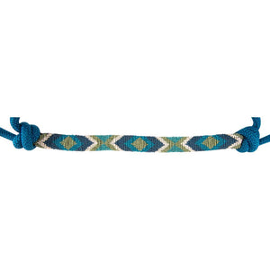 Cashel Beaded Rope Halter with Lead Tack - Halters & Leads Cashel Blue  