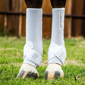 Iconoclast Orthopedic Sport Boots Tack - Leg Protection - Splint Boots Iconoclast S White Front