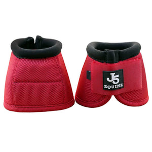 J5 Equine Premium Bell Boots Tack - Leg Protection - Bell Boots J5 Equine Red S 