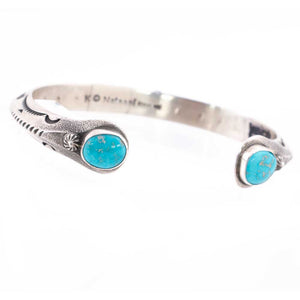 Peyote Bird K. Nataani Turquoise Cuff WOMEN - Accessories - Jewelry - Bracelets Peyote Bird Designs   