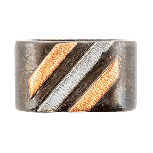 Teskey's Silver and Copper Stripe Horn Knot Tack - Ropes & Roping Teskey's