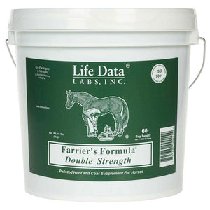 Farrier's Formula- Double Strength Farm & Ranch - Animal Care - Equine - Supplements Life Data 11lb Bucket  
