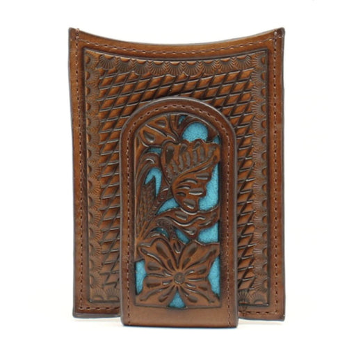 Nocona Basketweave Overlay Money Clip MEN - Accessories - Wallets & Money Clips M&F Western Products   