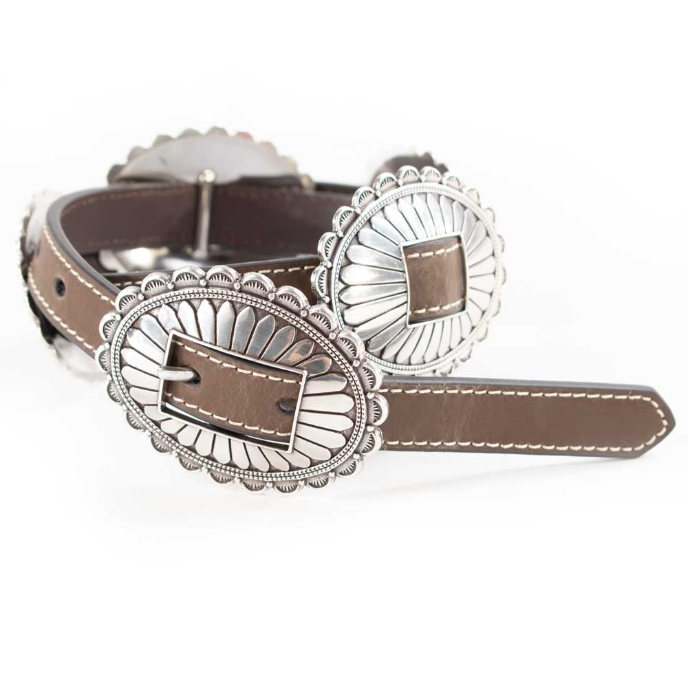 Nocona Large Oval Concho Buckle Belt — Teskeys display picture 2