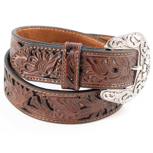 Nocona Women's  Floral Tooled Belt WOMEN - Accessories - Belts M&F Western Products   