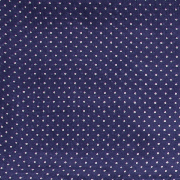 Cowboy Polka Dot Silk Wild Rag - Navy ACCESSORIES - Additional Accessories - Wild Rags & Scarves Wyoming Traders   