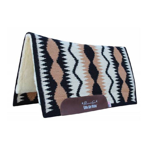 Professional's Choice Serpentine Comfort-Fit SMx Air Ride Pad Tack - Saddle Pads Professional's Choice 30"x34" Black 