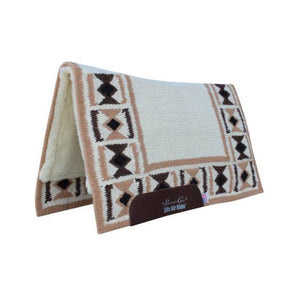 Professional's Choice Hourglass SMX Air Ride Pad Tack - Saddle Pads Professional's Choice 33"x38" Cream/Tan 
