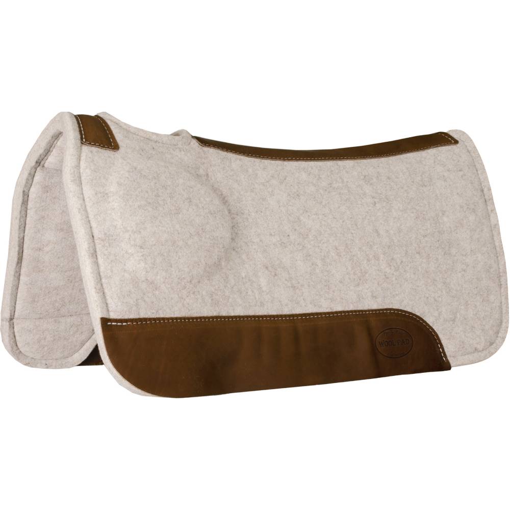 Tan Wool Correct Fit Competition XRD Pad Tack - Saddle Pads Mustang 32"x31"  