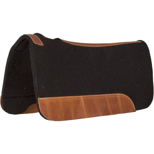 Mustang Black Felt Contoured Pad Tack - Saddle Pads Mustang 3/4"