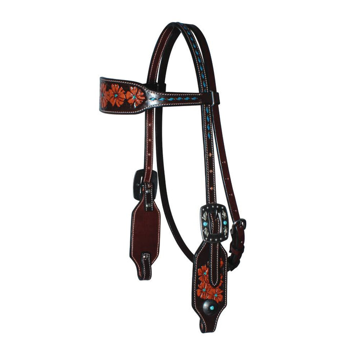 Professional's Choice Forget-Me-Not Browband Headstall Tack - Headstalls Professional's Choice   