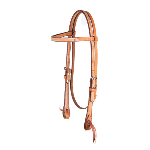 Teskey's Roughout Browband Headstall Tack - Headstalls Teskey's Natural