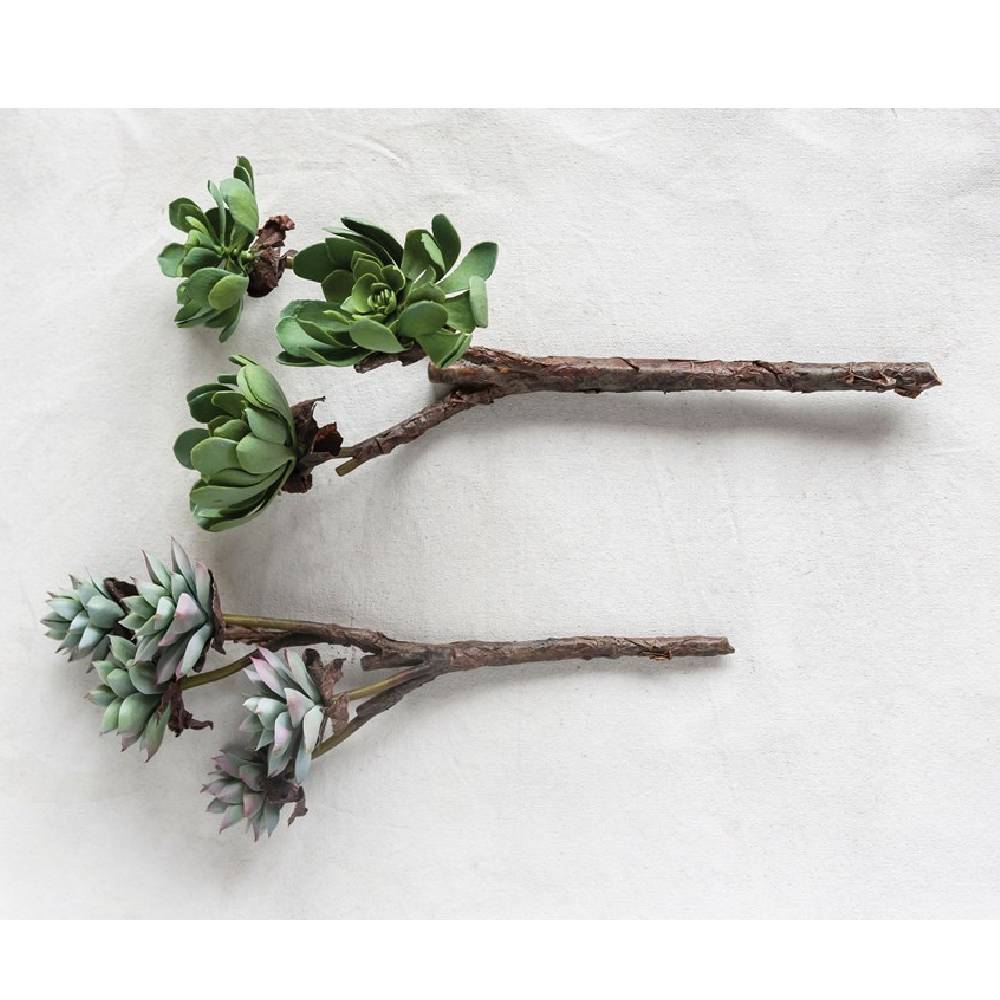 Faux Succulent Branch HOME & GIFTS - Home Decor - Decorative Accents Creative Co-Op   