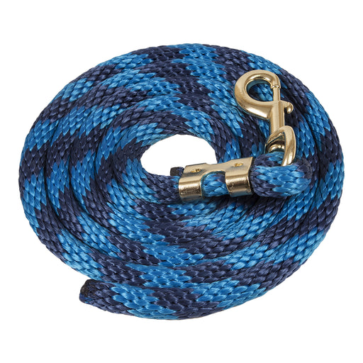Teskey's Poly Lead Rope with Bolt Snap Tack - Halters & Leads Teskey's Blue/Navy