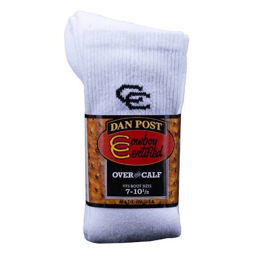 Dan Post Cowboy Certified Over The Calf Socks 7-10.5 - 2PK MEN - Clothing - Underwear, Socks & Loungewear - Socks KS Marketing, LLC