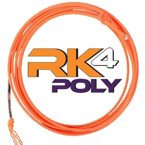 Classic RK4 Poly Kid Rope Tack - Ropes & Roping Classic Orange