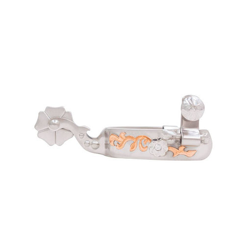 Metalab Josiane Gauthier Youth Spur with Copper Trim and Crystal Stone Tack - Spurs Metalab