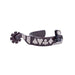 Metalab Mens Gambler Engraved Spurs Tack - Spurs Metalab