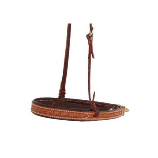 Teskey's Basket Weave Noseband Cavesson Tack - Nosebands & Tie Downs Teskey's Light Oil