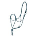 Premium Nylon Rope Halter Tack - Halters & Leads Mustang Turquoise/Black