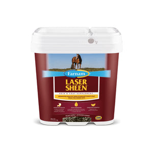 Laser Sheen Skin And Coat Equine - Supplements Farnam 7.5lb  