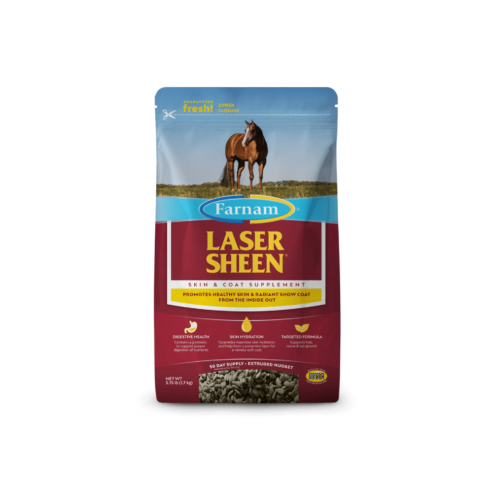 Laser Sheen Skin And Coat Equine - Supplements Farnam 3.75lb  