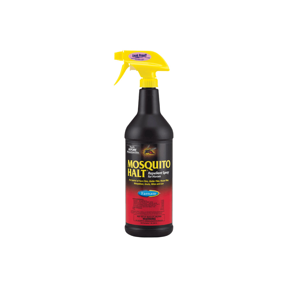 Farnam Mosquito Halt® Repellent Spray for Horses Equine - Fly & Insect Control Farnam 32oz  