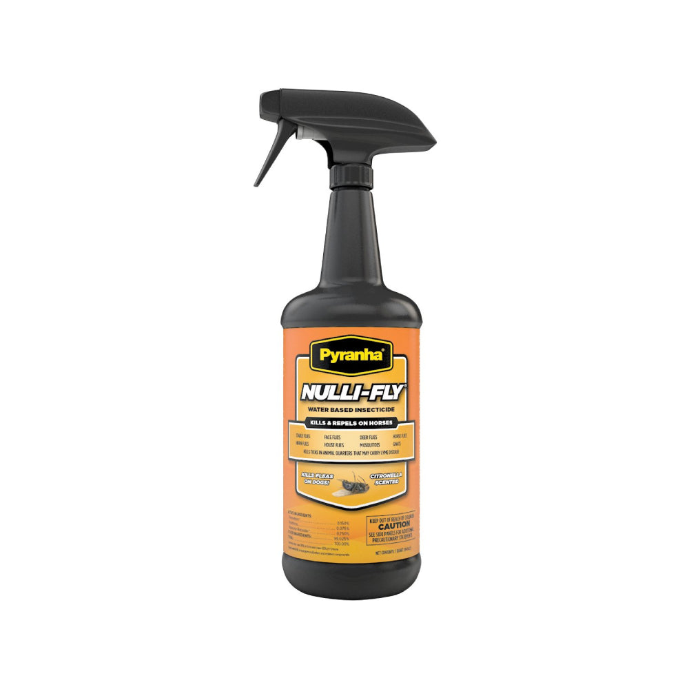 Pyranha Nulli-Fly Water Based Insecticide Fly Spray Equine - Fly & Insect Control Pyranha   